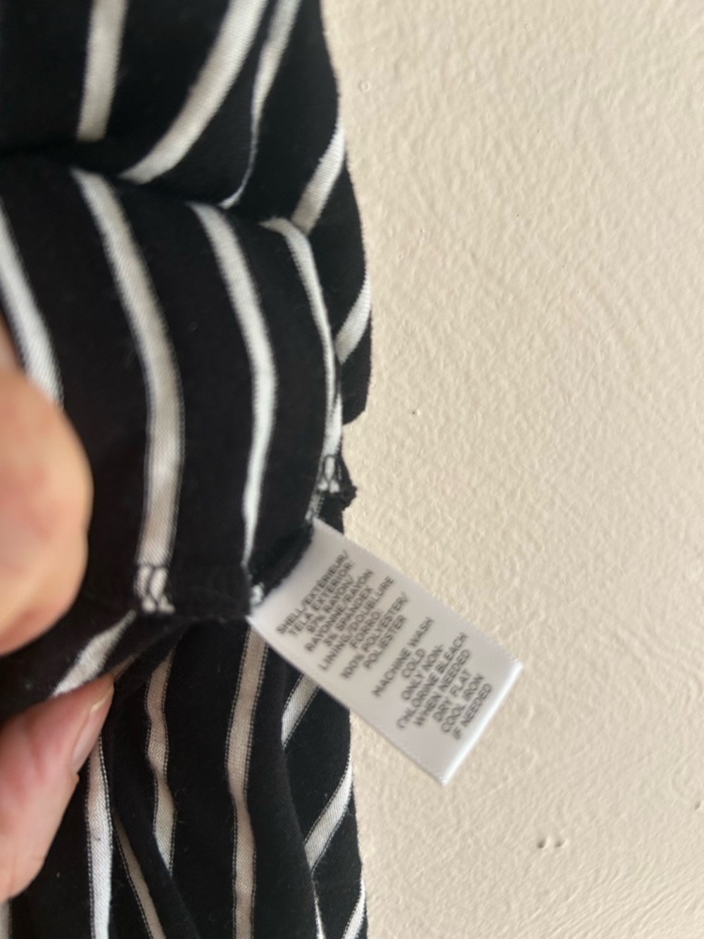 LOFT ANN TAYLOR Striped Wrap Front Criss Cross Back Dress M - Picture 6 of 7